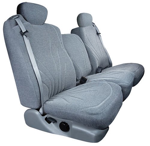 Eleganckie E G1113 Pokrowce na siedzenia kubełkowe na zamówienie - Premier Tweed Fabric, Szary