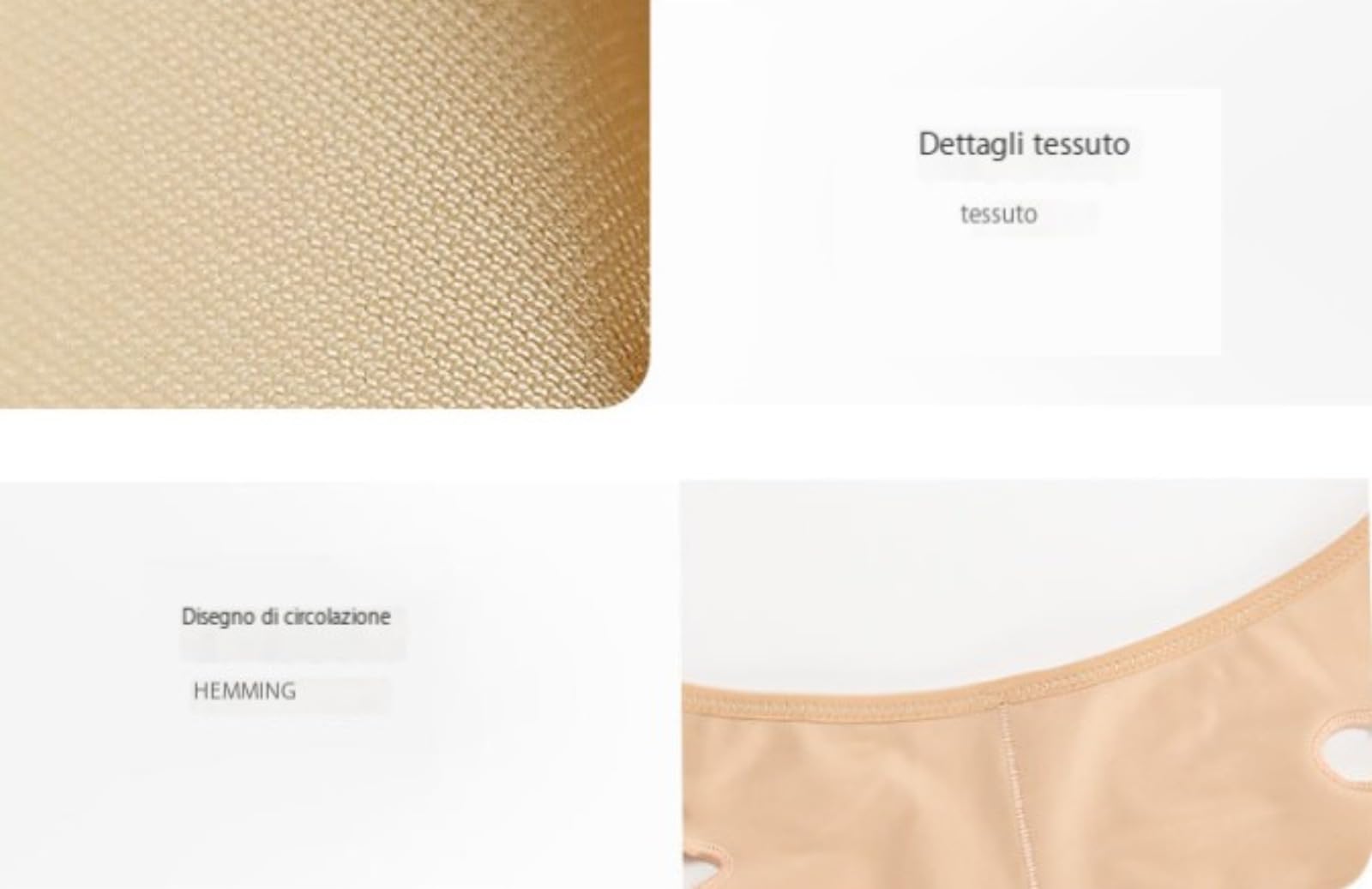 Sweetlifty Doppio Mento/Face Shapewear - Fascia Viso Lifting, Riutilizzabile, Traspirante, Crea una Mascella Raffinata (Tonalità della pelle,L (mento alla sommità della testa: 63~80 cm))