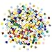 Swpeet 12Pcs Mosaic Tools with Needle File Set and 1 Pound Mosaic Tiles Mixed Color Mosaic Glass Pieces