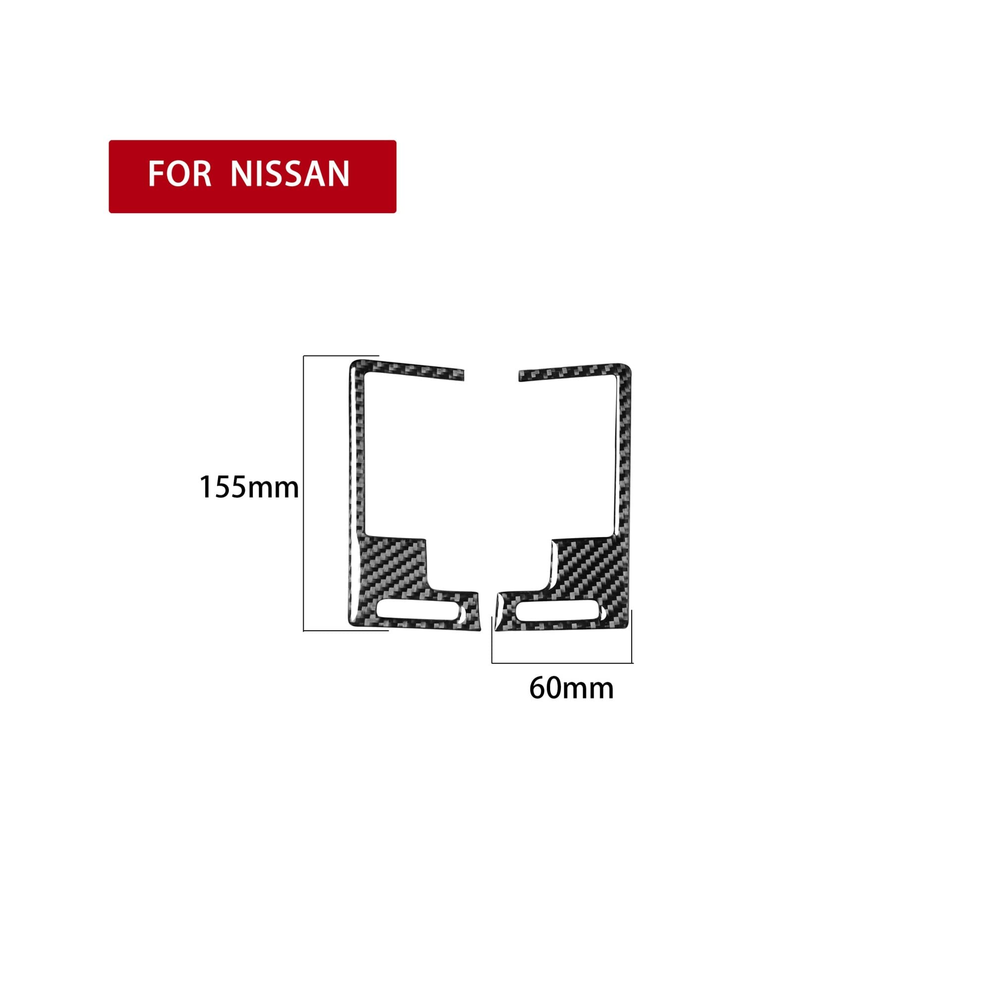 Pasuje do Nissan 350Z 2003-2009 z włókna węglowego centralna klimatyzacja samochodowa odpowietrznik wylotowy dekoracyjna osłona wykończenia Auto akcesoria do wykończenia straż zestawy naklejek