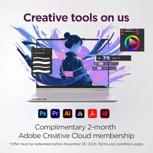 Image of Lenovo Yoga 7 2-in-1 Copilot+ PC, 14 inch OLED Touch (1920x1200), AMD Ryzen AI 7 350 (50 Tops NPU),16GB RAM, 1TB SSD, 13.5H Battery, Wi-Fi 7, Win11 Pro, W /Stylus Pen