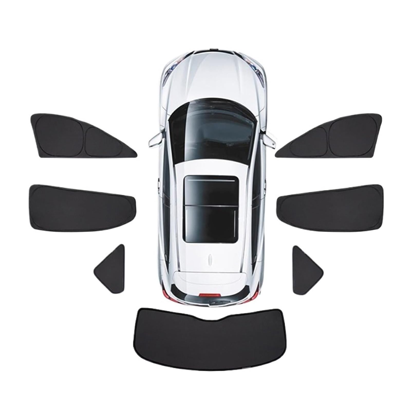 Cortina De ProteccióN Solar para Ventana Lateral De Coche, Cortina De Ventana, MagnéTica, Opaca para Privacidad, Parasol para Coche, Impermeable, para BMW New 5 Series Extended Version F18 2012-2016
