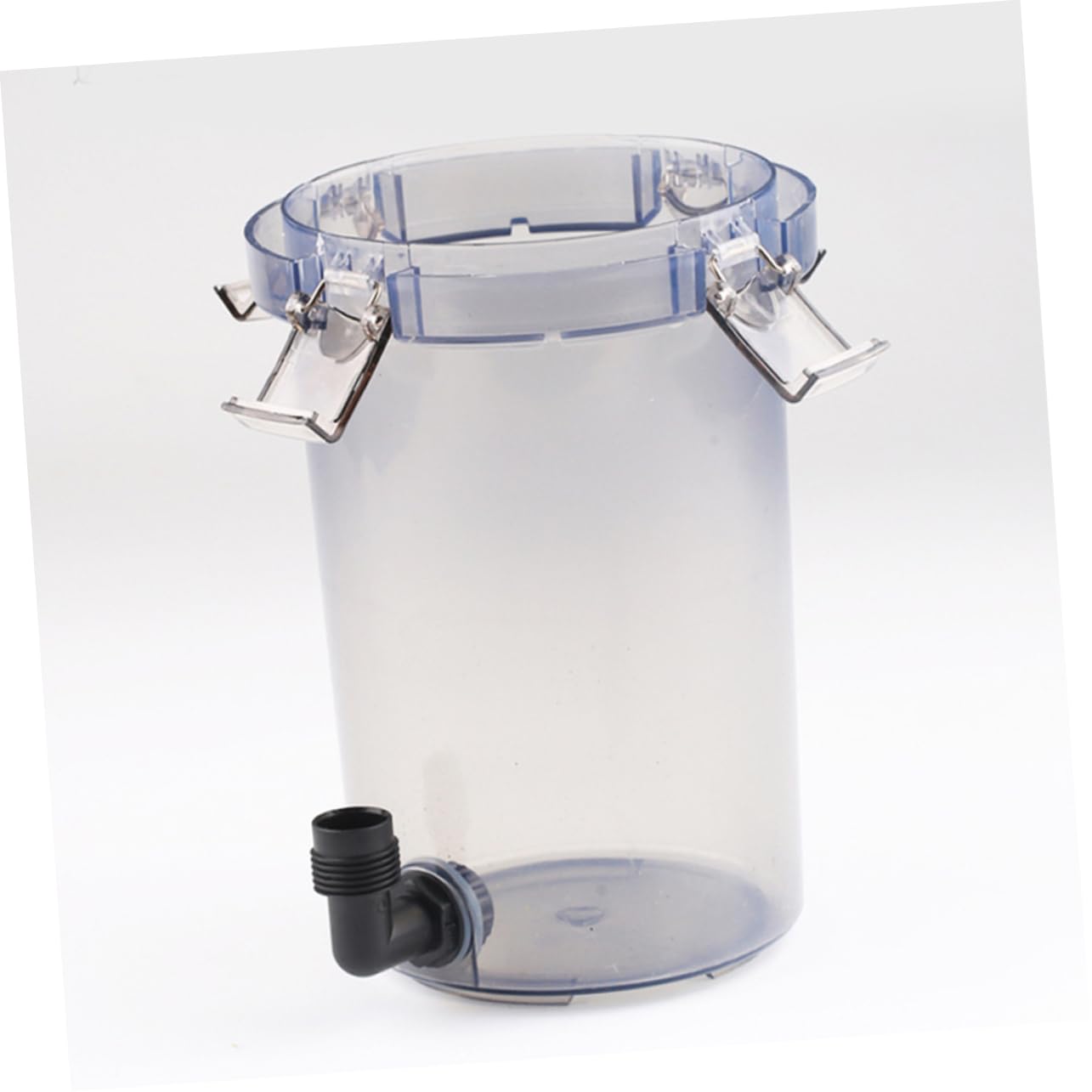Filtro para Pecera y Acuario Transparente Cilíndrico Sistema Silencioso, Equipo De Filtrado Externo para Estanques y Fuentes, Uso Multifuncional para Acuarios Pequeños