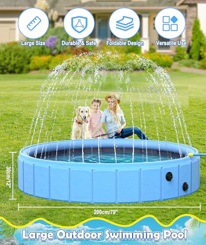 Save 10% on a Large Foldable Dog Pool Splash Pad - Image 4