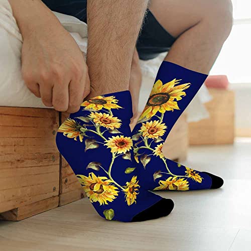 Image of Pehede Socks Mens Fun Dress Socks for Women Funny Novelty Crazy Design Socks