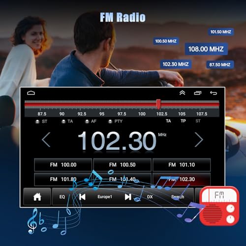Radio Android 13 para auto con pantalla táctil 7 pulgadas miniatura 7