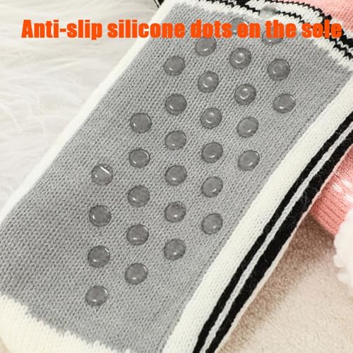 Zureto Cashmere Slipper Socks, Ultra-thick Cashmere Slipper Home Socks, Cashmere Slipper Socks With Non Slip Slipper Socks3