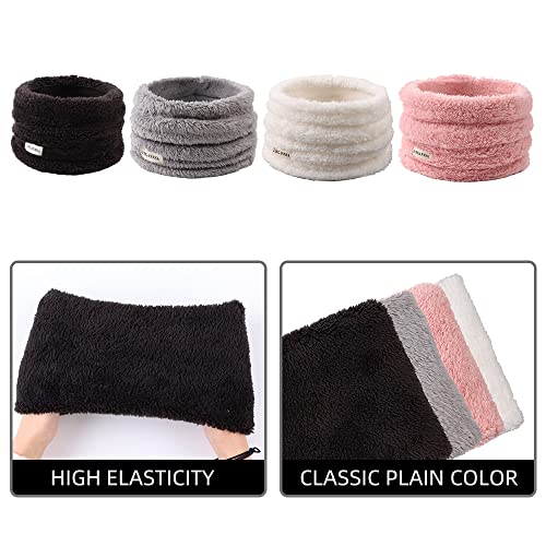 Image of JANGANNSA Fleece Kids Scarf - Warm Winter & Autumn Neck Warmer for Boys & Girls 1-6Y