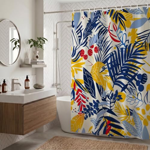Rideau de douche imperméable et lavable en machine pour baignoire - 4