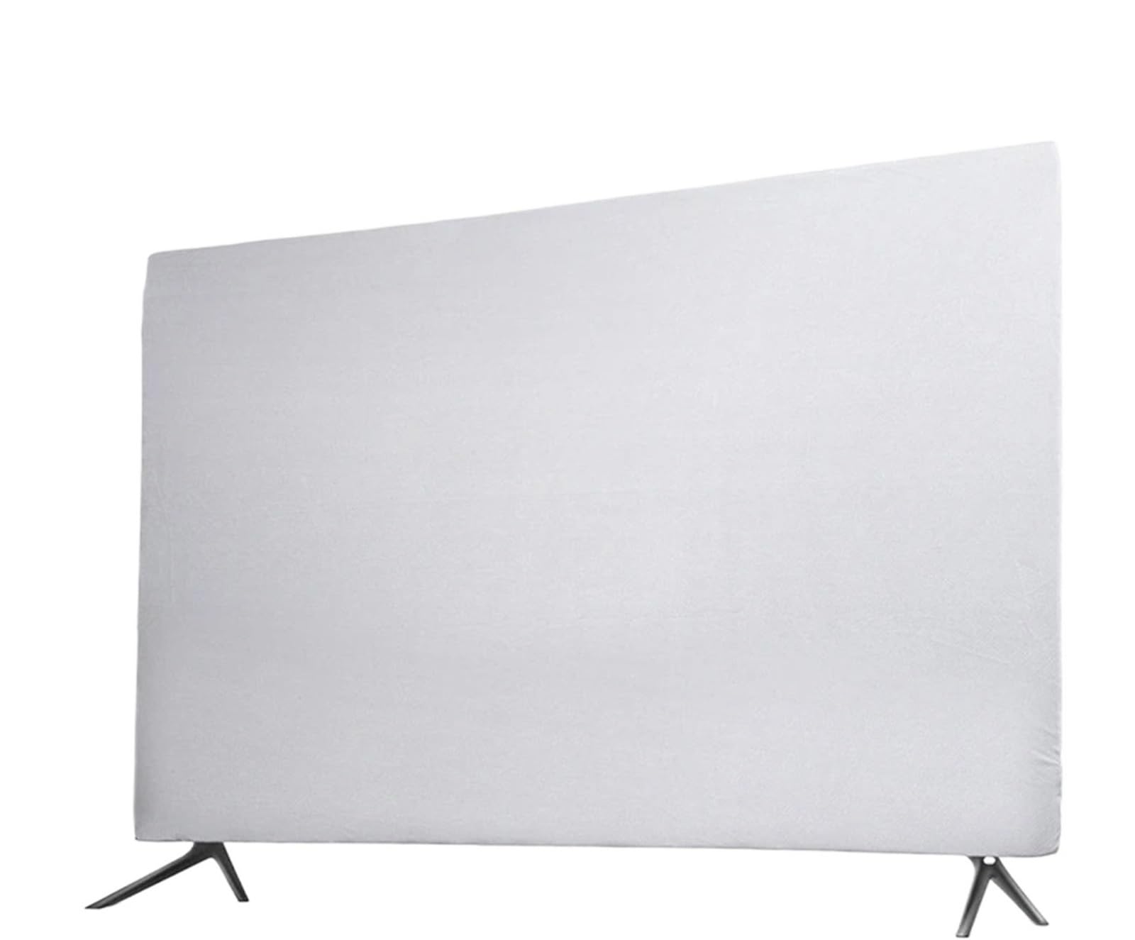 Universal TV Computer Monitor Dustproof Cover Hanging Elastic Cloth Liquid Crystal Desktop Dust(WHITE,55")