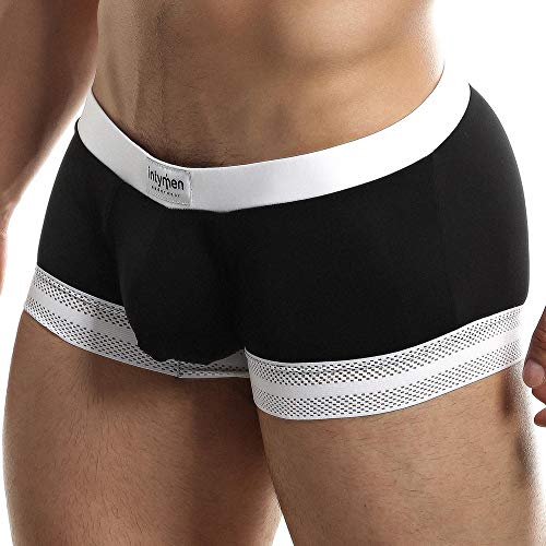 Mens Comfort Underpants Quads Trunk Micro Pouch Full Coverage Boxer Underwear3