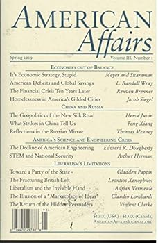 Single Issue Magazine American Affairs Magazine Spring 2019 Book