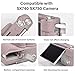 VOVMOEYA SX740 Camera Case Accessories Set[with 2 LCD tempered films],Silicone Protective Case Compatible with Canon PowerShot SX730 SX740 HS Digital Camera - GREY