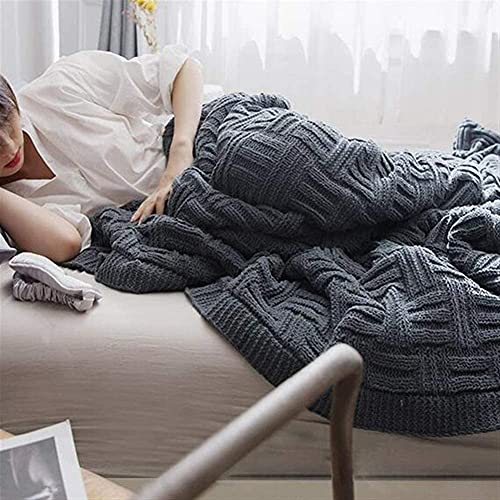 59"X 79" Dikker Warme Fuzzy Microfiber Lichtgewicht Gebreide Dekens voor Couch Bed Sofa Brown - Image 3