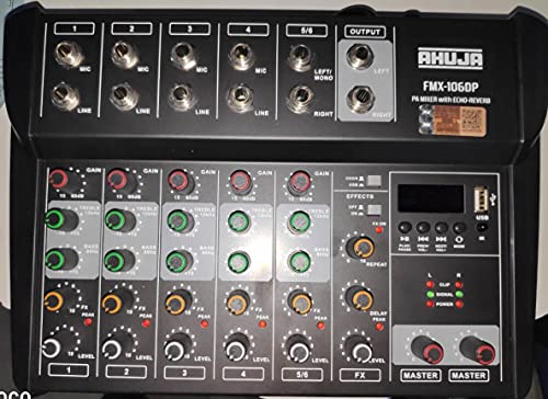 Image of AHUJA PA MIXER FMX-106DP 4 CHANNEL