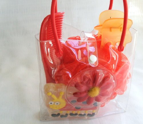 Red Lady Bug Bath Set
