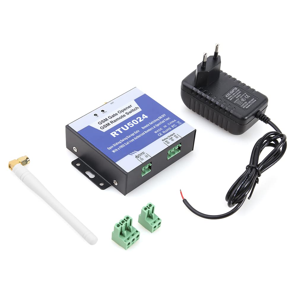 Apri della Porta del Garage, G202 GSM Apricancello Interruttore del Relè di Controllo Remoto 200 Utente Porta di Accesso Wireless Apriporta Chiamata Gratuita 850/900/1800/1900 MHz for Vialetto(G202)
