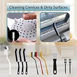 20-Piece Crevice Cleaning Brush Set - Multifunctional Kit with Precision Brushes, Scraper&Shower Cleaner Brush for Car, Kitchen, Bathroom, Grout, Sink, Cup, Teapot, Bottle, Blender, Corners &More - Image 3