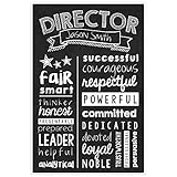 Director Chalkboard Wall Art –Director Graduate Gift – Director Appreciation Personalized Poster