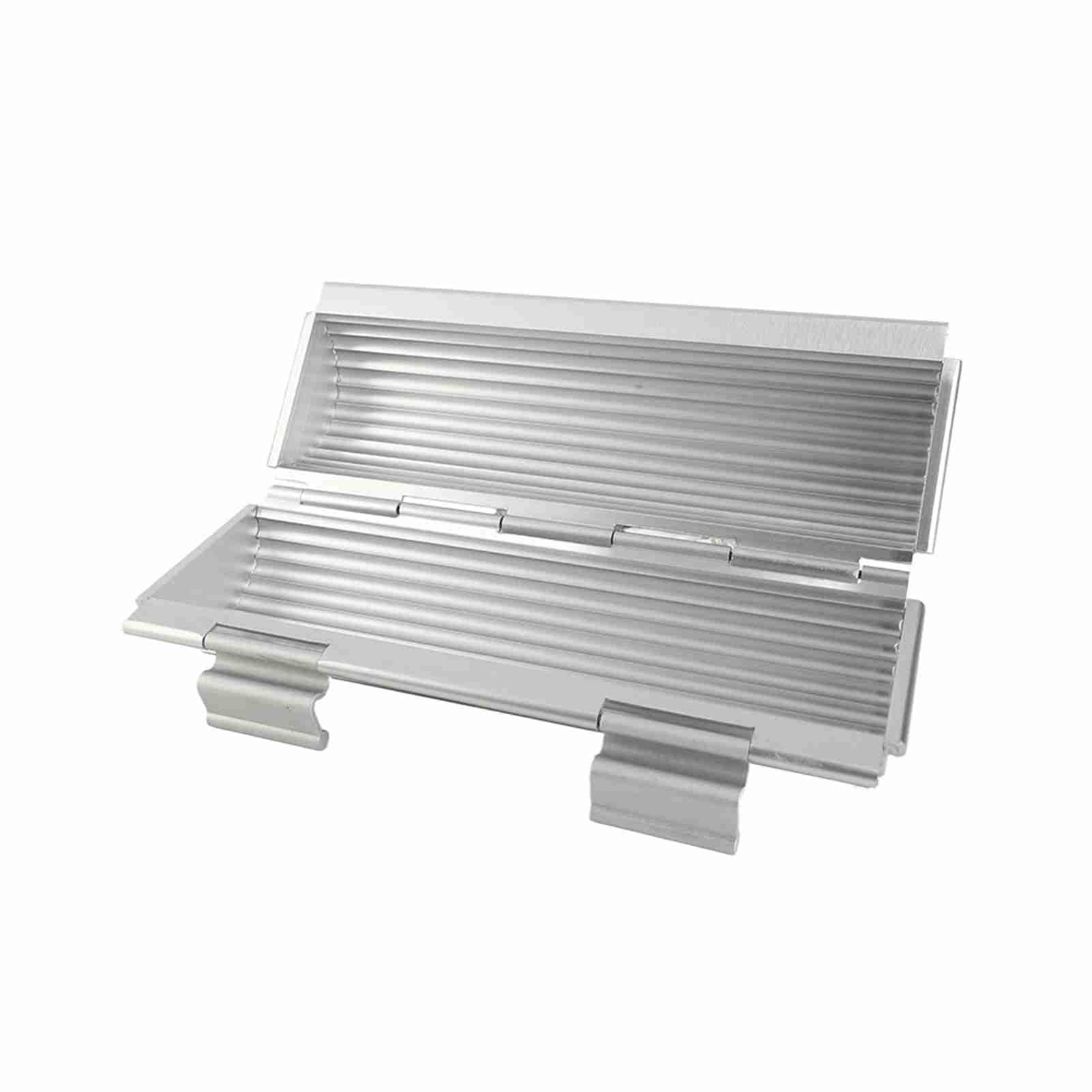 Molde Antiadherente para Hornear Pan Francés Ideal para Hornear Tostadas y Pasteles 305x112x85mm Aleación de Aluminio Plata 1 Pieza (Plata)