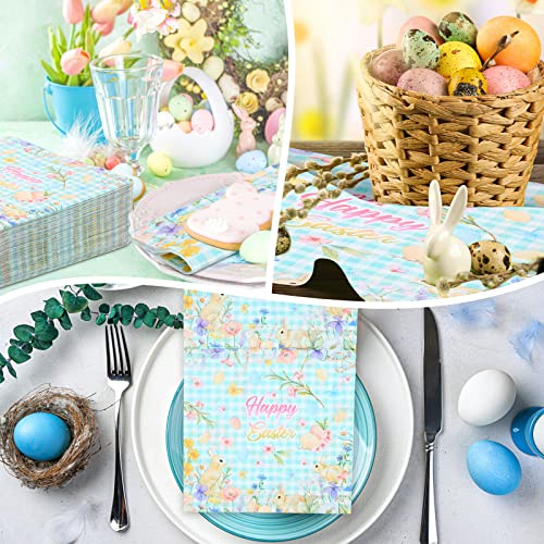 Little Bunny Napkins Easter Egg And Spring Paper Napkins Cocktail Beverage Paper Napkins Easter Paper Cocktail Napkins Easter Party Napkins For Brunch Buffet, Happy Easter, 6.5 X 6.5 Inch (300) #TOP6