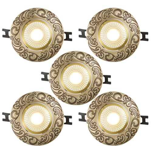Plafonnier encastré LED dimmable 3W 5W 7W 9W spot encastrable orientable salle à manger