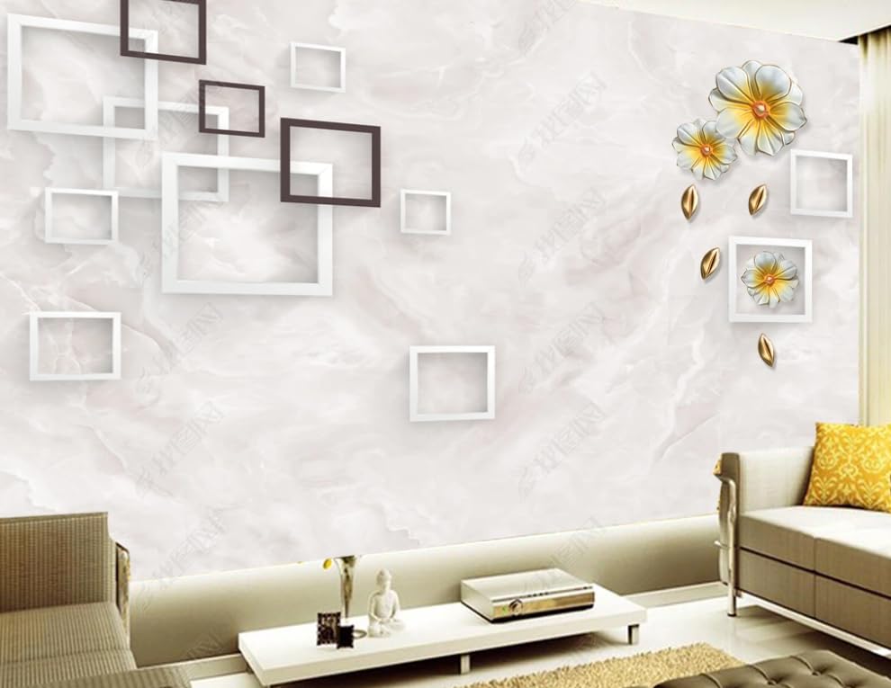 Papier peint intissé boîte à fleurs poster géant déco murale restaurant - 2
