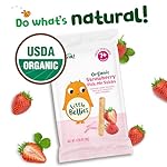 Little Bellies Organic Strawberry Pick-Me Sticks Baby Snack (Pack of 5 x 0.56 oz Individual Packs) - Image 4