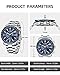 BENYAR Relojes Hombre Cronografo Analógico Movimiento de Cuarzo Impermeable Luminoso Fecha Reloj Pulsera Hombre Banda de Acero Inoxidable Negocios Casual Diseñador Relojes Elegante Regalo para Hombre Imagen de BENYAR Relojes Hombre Cronografo Analógico Movimiento de Cuarzo Impermeable Luminoso Fecha Reloj Pulsera Hombre Banda de Acero Inoxidable Negocios Casual Diseñador Relojes Elegante Regalo para Hombre