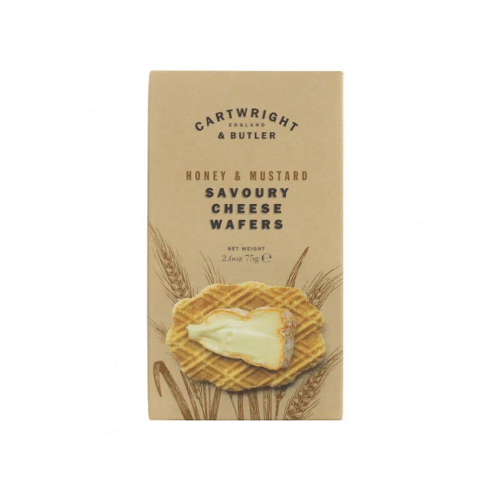 Cartwright & Butler Cheese Wafers with Honey Mustard 75 g