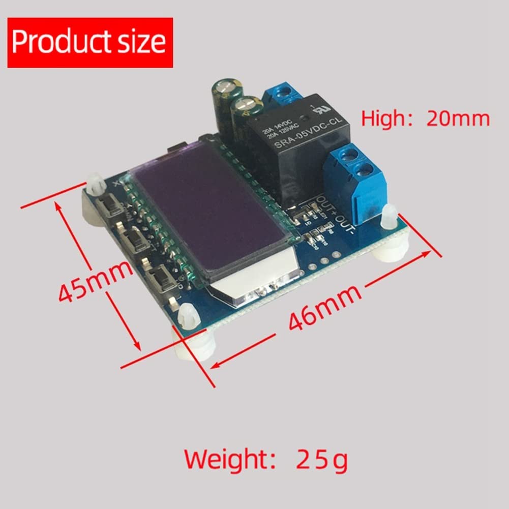XY-CD60L Batterieladesteuermodul Batterieladeregler Batterieladeentladeregler Vollständiger Gleichspannungsschutz Beim Ausschalten Unterspannungsschutzmodul