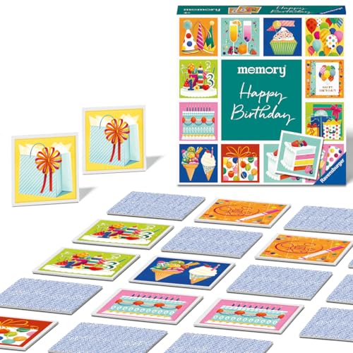 Ravensburger 23399 Memory® Moments - Happy Birthday, 24 Kartenpaare...