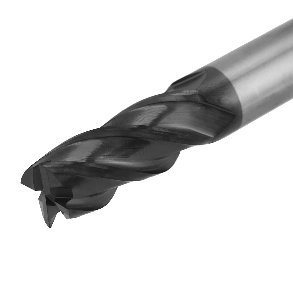 8pcs Carbide End Mill, Carbide End Mil Mill Set Tungsten Steel Milling Cutter Tool Kit 2-12mm