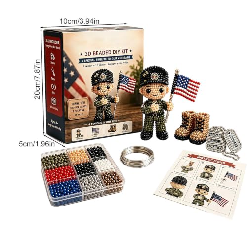 Kit broderie perlée complet avec instructions pour réussir votre art du perlage