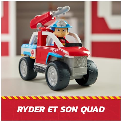 Figurine et véhicule Paw Patrol Fire Rescue Ryder Paw Patrol Pat’patrouille - vue 4