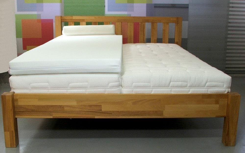Topper Viscoelastische Matratzenauflage 140 x 200 x 9 cm H2 mit Bezug SANcare - 30 Tage Probeschlafen