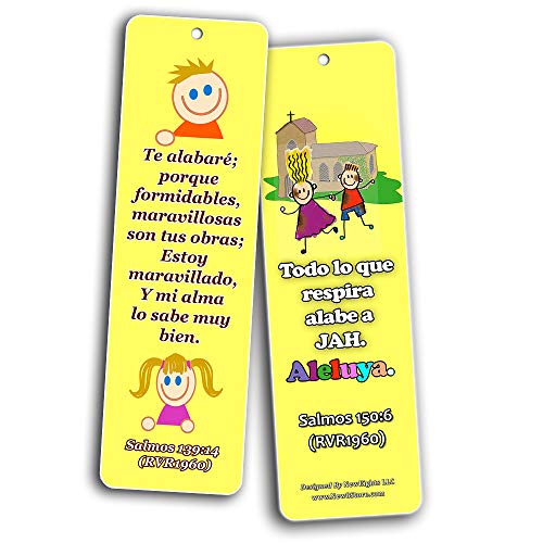 Spanish Powerful God Memory Verse RVR1960 Bookmarks (12-Pack)