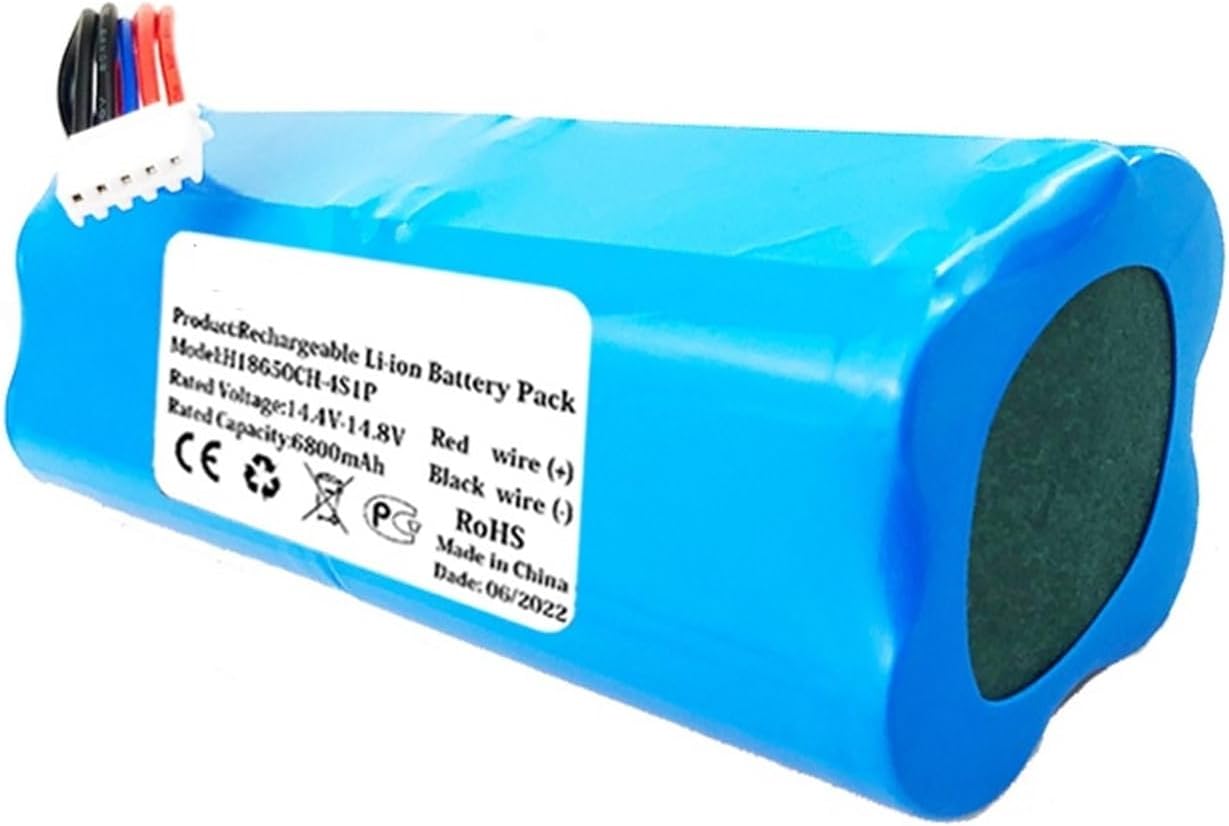 14.8V 6800mAh 5600mAh Li-ion Battery Pack Compatible for Ecovacs Deebot Omni X1 Robotic Vacuum Cleaner (Color : 5600mAh)