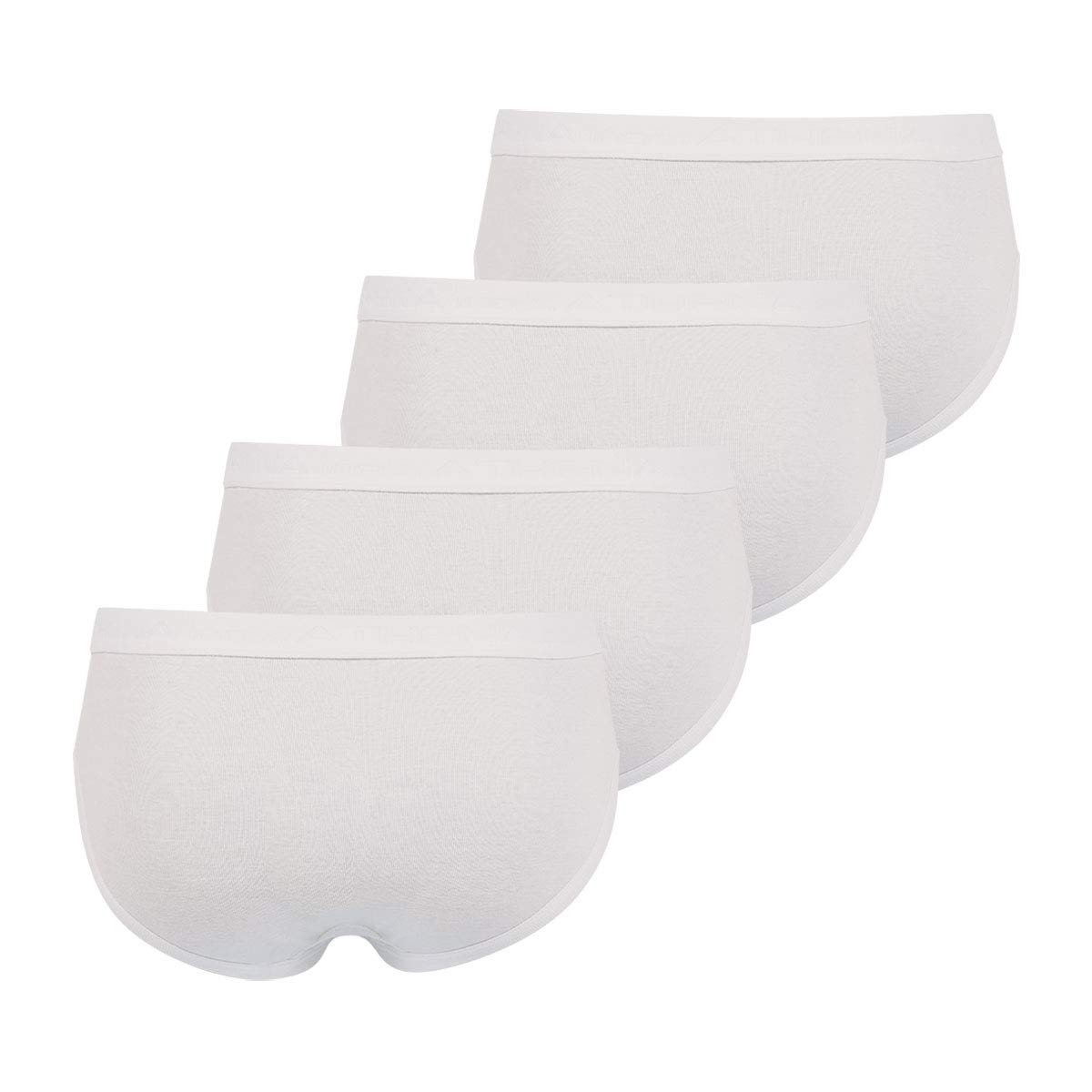 Athena - Lot de 4 Slips Taille Haute Ouverts Homme Coton Bio