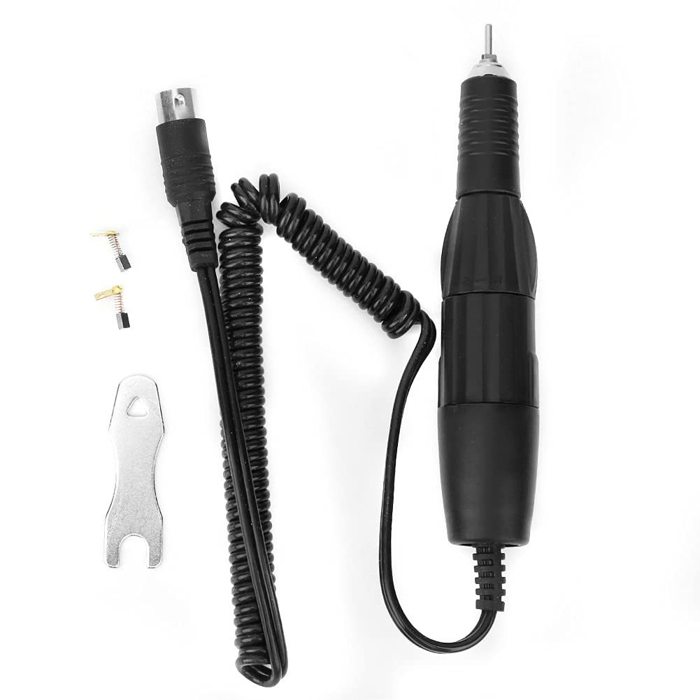 Manico per trapano per unghie 35000 RPM Maniglia per Lucidatrice per unghie Maniglia per Lucidatrice per unghie in lega di alluminio con cuscinetti a sfera ad altissima velocità per incisione
