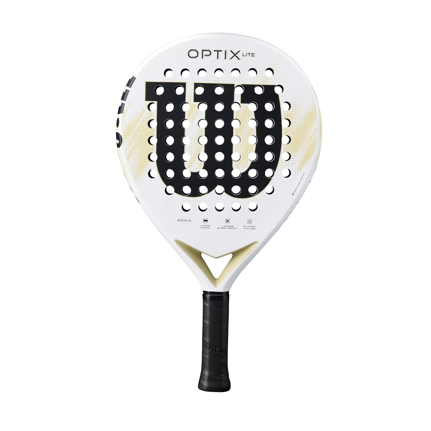 Photo 1 of Wilson Optix V2 Lite Padel Racket - White