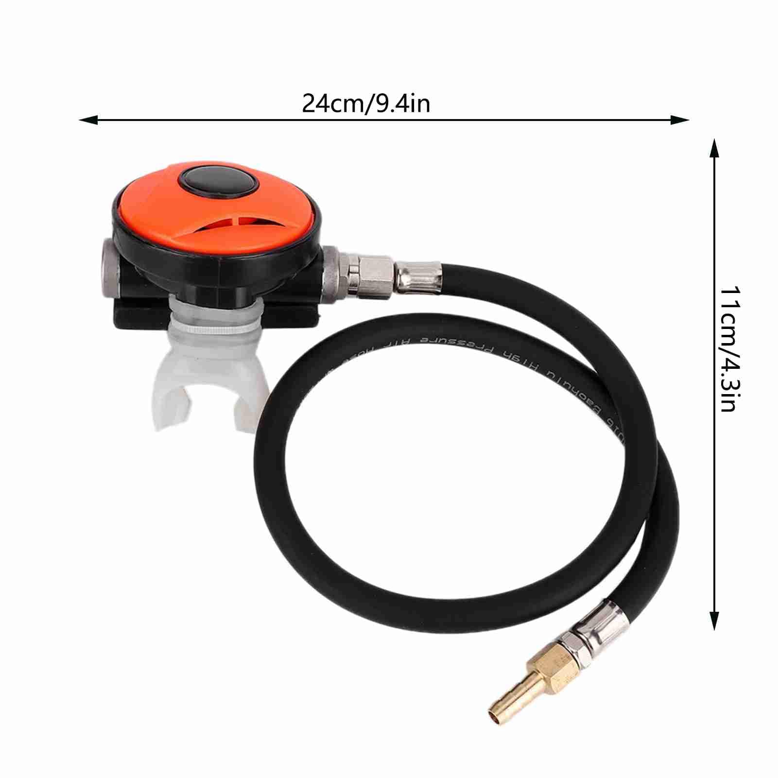 Fuchooky Scuba Diving Regulator Second Stage Replacement Mouthpiece Ergonomic Silicone Design Durable Snorkel Gear Accessory for Underwater Breathing Equipment