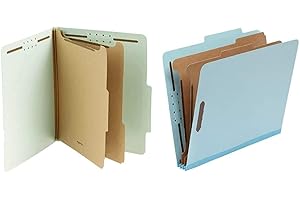Amazon Basics Classification Folders Legal Size - 10-Pack