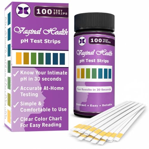 Image of Just Fitter Vaginal pH Balance Test Strips. Personal Wellness Kit for Women. Supports Feminine Hygiene, Body Balance Awareness, and Everyday Confidence - 80 + 20 Strips