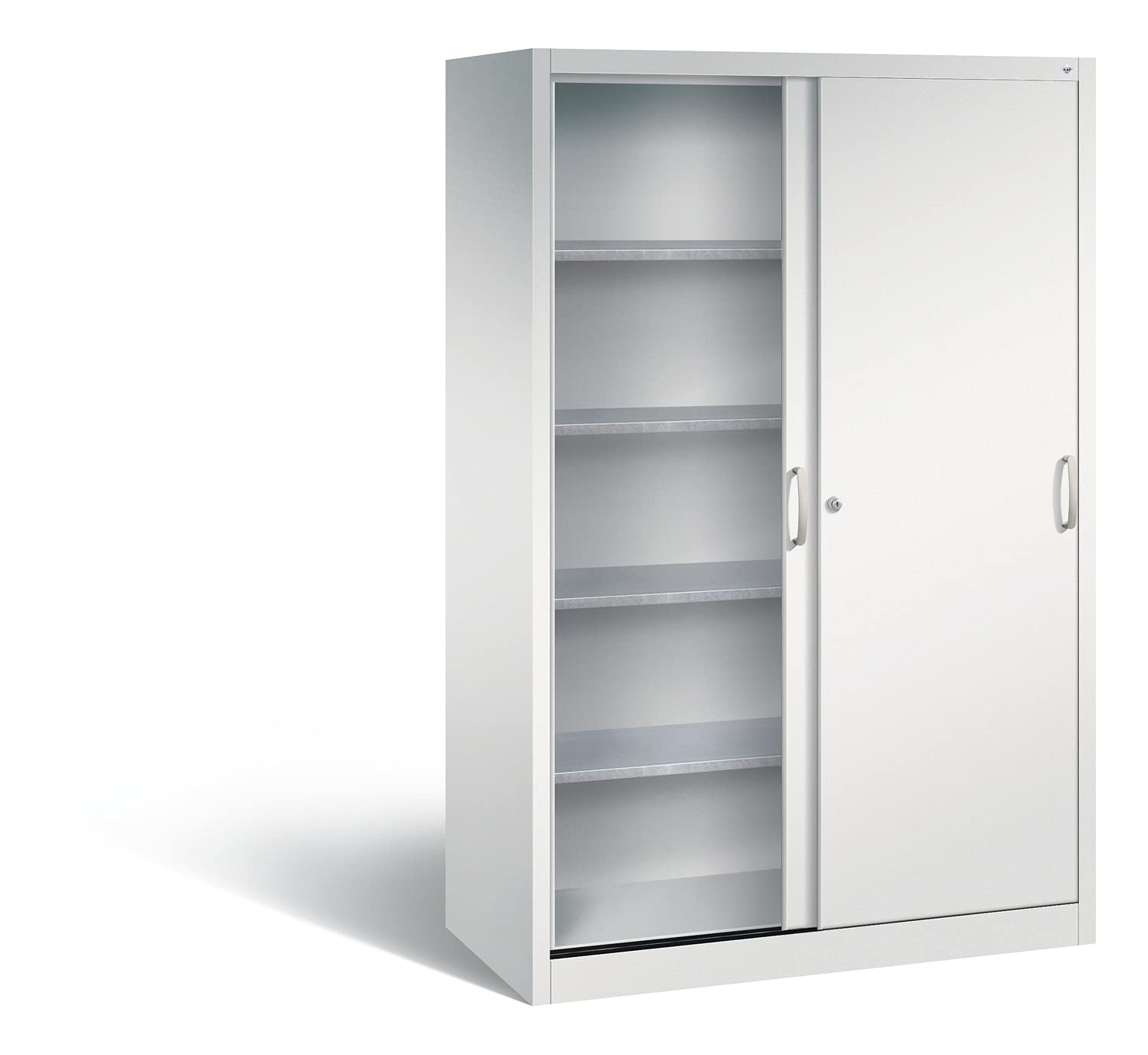Armario para herramientas con puertas correderas, Interior, 4 baldas, H1950 X B1200 X 19 pulgadas