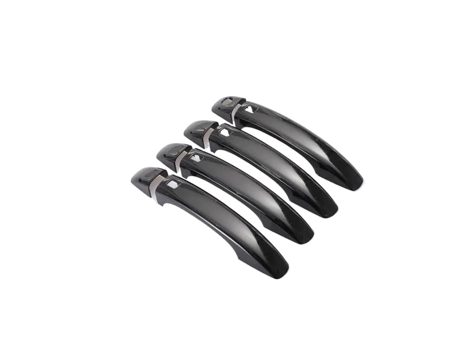 Hckclmbmzw Black B For A4 B8 2009-2016 Protective Cover Door Handle Outer Bowls Trim Car Assecories Styling Stickers Door Handle Cover(Black B)
