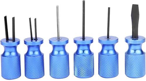 Miniatura 9 de Kit de herramientas de terminal maestro, 19 herramientas de extracción de terminales, kit de herramientas de extracción de conectores de liberación