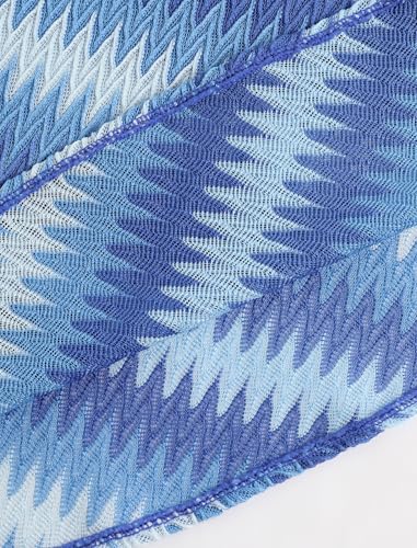 Image of ZAFUL Sarong Coverups for Women Beach Vacation Fishnet See Thru Tie Side Bathing Suit Cover Up Mini Skirt
