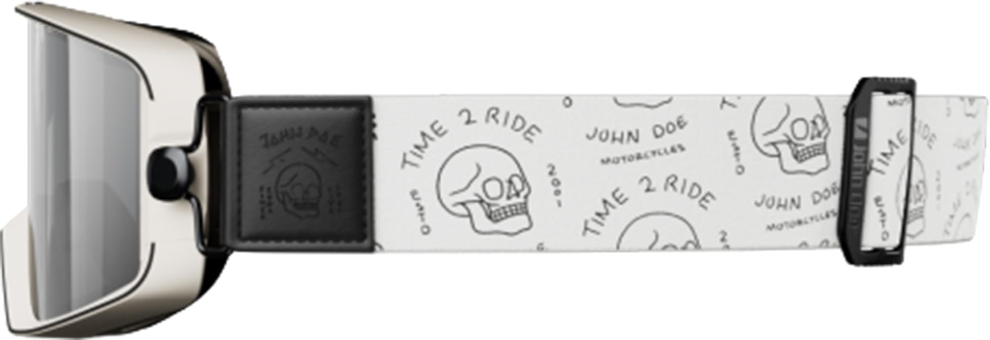 John Doe JD/One Skull Motocross Brille | Universell passend