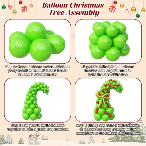 Christmas Balloon Arch Garland Kit - Image 3